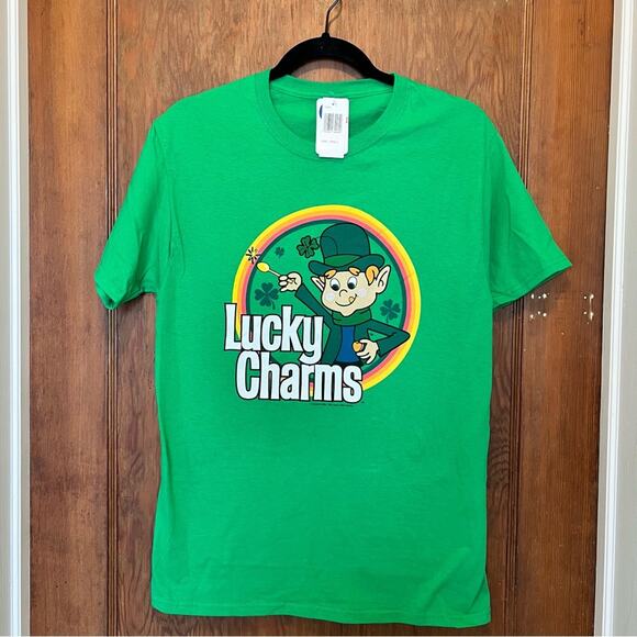 NWT General Mills Lucky Charms Green T-Shirt Small - Picture 1 of 4